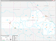 Yellow Medicine Wall Map Premium Style